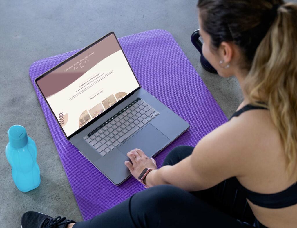 Création de site vitrine coach sportive