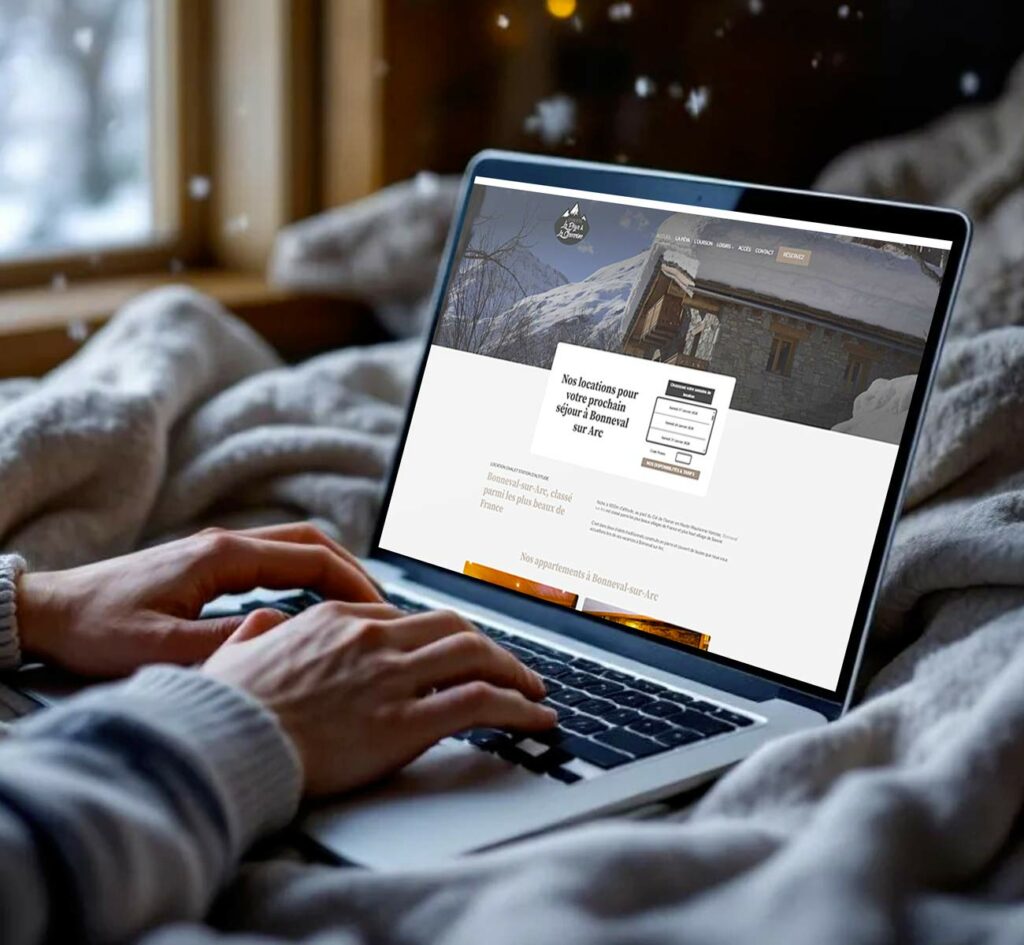 Création de site internet chalet la Pèya