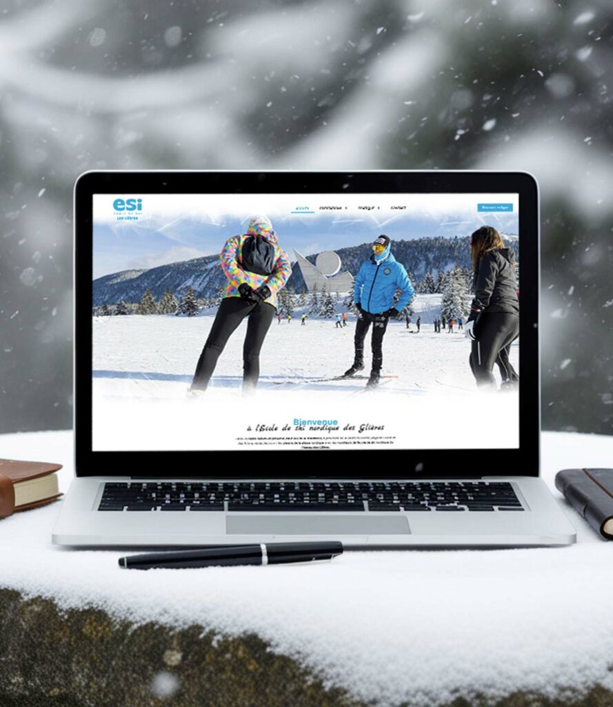 Refonte site internet école ski 74